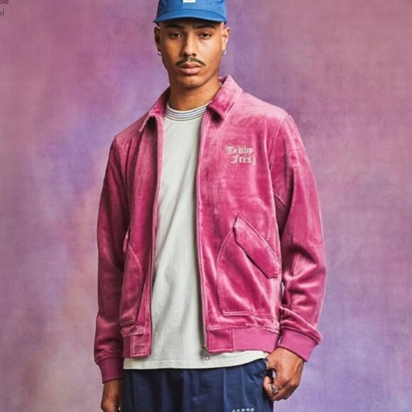 BNWOT Teddy Fresh Black Velour Full-Zip Bomber Jacket, Size XS - Picture 11 of 14